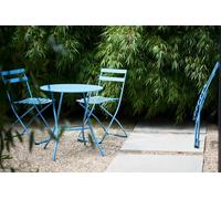 Fiam Sirio Folding Table Ø 67 cm Outdoor Jan Kurtz Black - 8017882008644