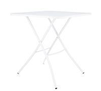 Fiam Sirio Folding Table W 67 x D 67 x H 73 cm Outdoor Jan Kurtz White - 8017882331209