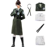 Fiamll Ackerman Cosplay Kostüm Scout Regiment Verkleidung AOT Cosplay Halloween Karneval Party Kostüm für Erwachsene