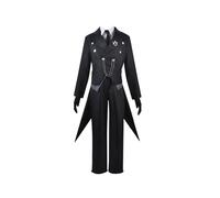 Fiamll Anime Sebastian Michaelis Cosplay Housekeeper Black Uniform Sebastian Michaelis Outfit Dovetail Dress Full Costume Black Christmas Halloween Carnival Stage Performance Costume S