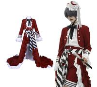 Fiamll Black Butler Cosplay Anime Ciel Phantomhive Tea Cup Cosplay Ciel Outfit Ciel Uniform Halloween Carnival Costume XL