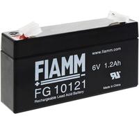 Fiamm Battery Series FG 6V Emergency Power Supply UPS Connection Faston 187 Flat 4.8mm (FG10121 Amperage 1.2 (Ah))