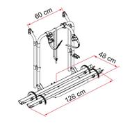 Fiamma 200 D Bike Rack For 2 Bikes 2 Bikes Silver / Black