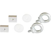 Fiamma 2pc Garage Bar Eye Eyelets Kit Securing Loops Motorhome 98656-494,5.1cm x 9.8cm x 3.3cm