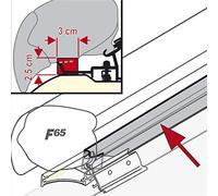 Fiamma Motorhome F80S / F65L Watertight Seal Rain Guard Kit 4.5M - 98655-020-