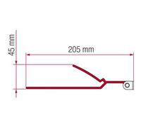 Fiamma Adaptor B Awning Bracket 02096-01 Motorhome Caravan Replacement Fixing