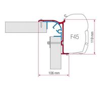 Fiamma Adapter Bracket Kit for Bailey Mk 1 (98655-879)