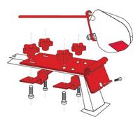 Fiamma Adapter Bracket Kit for Standard (2x 8cm Brackets)