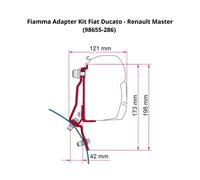 Adapter Brackets Fiamma Ducato Master Iveco Van for F45 F70 Awning 98655-286