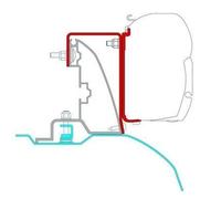 Fiamma Adapter Brackets Fiat Ducato H2 Roof Rail for F45 F70 Awnings 98655-625