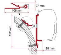 Fiamma Adapter C For Caravans And Motorhomes Awning Bracket