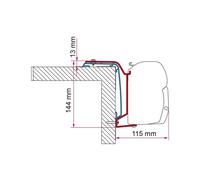 Fiamma F45s Bracket Kit for Rapido Series S6 666F-696F from 2024 On