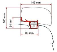 Fiamma Adaptor for F40 Awning on VW T5/T6 RHD (98655Z153)