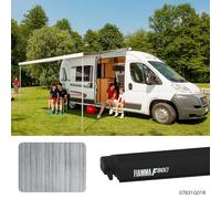 Fiamma Awning F80S 450 Deep Black Royal Grey Fabric Motorhome Caravan Vans