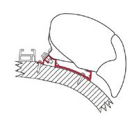 Fiamma Awning Mounting Adapter Bracket for Carthago Chic Motorhome 500cm 5m