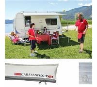 Fiamma Caravan Awning Caravanstore XL 550 Grey Bag Royal Blue Canvas