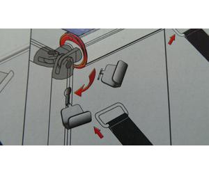 FIAMMA CARAVANSTORE F35 AWNING TIE DOWN KIT/STRAPS FITS INTO THE LEG MOTORAMA