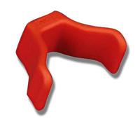 FIAMMA BIKE RACK END CAP IN RED for cycle rack rails end cap V shape 98656-079