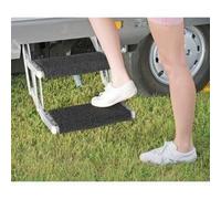 Fiamma Clean Step Cover Black Door Step Motorhome Caravan Camper Van 04593-01a