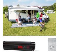 Fiamma Deep Black F45S 375 Royal Grey Fabric InUK