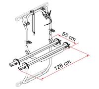 Fiamma Dj Bike Rack For 2 Bikes 2 Bikes Silver / Black