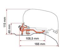 Fiamma F80/F65 Adapter Ducato H2 - L4 >06 98655Z148