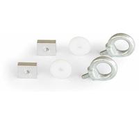 Fiamma 2pc Garage Bar Eye Eyelets Kit Securing Loops Motorhome 98656-494,5.1cm x 9.8cm x 3.3cm