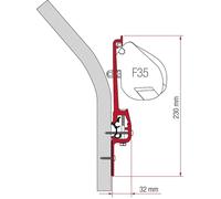 Fiamma F35 Adapter Eriba Touring - 2 x 8cm Brackets