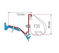 Fiamma F35 Adapter Kit Ford Custom For L2 98655Z035