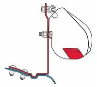 Fiamma F35 Awning Adapter Bracket Kit for Mercedes Vito, Vito Marco Polo