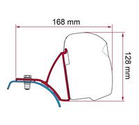 Fiamma F43 Bracket Kit for Trafic, Vivaro & Primastar - Deep Black