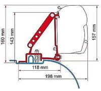Fiamma F45 Adapter Kit Fiat Ducato Before 06/2006 98655-680
