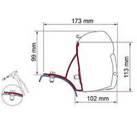Fiamma F45 Adapter Kit Trafic/Vivaro 98655-854