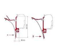 Fiamma Van Awning Installation Kit Brackets Motorhome Peugeot Citroen Fiat Ford