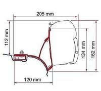 Fiamma F45 Adapter Kit Vw T5 Transporter Multivan Uk 98655-648