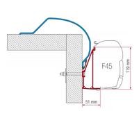 Fiamma Awning Adaptor Bracket Kit for Arca F45 F70 400cm Motorhomes