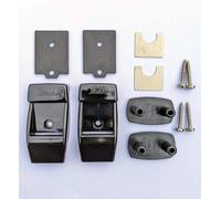 Fiamma F45 / F80S Leg wall Brackets Deep Black (98655H176)