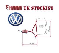 Fiamma F45 Adapter Kit Vw T5 Transporter Multivan Uk 98655-648
