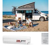 Fiamma F45s 260 Awning in Polar White - Royal Grey