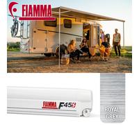 FIAMMA F45S 300 AWNING WHITE CASE GREY CANOPY 3.0M WIND OUT CAMPERVAN MOTORHOME