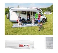 Fiamma F45S 350 Awning Polar White Royal Grey Fabric