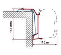 Fiamma F45s Bracket Kit for Rapido Series S6 666F-696F from 2024 On