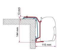 Fiamma F45s Bracket Kit for Rapido Series S6 686F from 2024 On