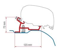 FIAMMA F65 F80 AWNING CAMPER CARAVAN DUCATO BOXER JUMPER H2 ADAPTOR BRACKET KIT