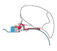 Fiamma F65 F80 Awning Mounting Adapter Brackets Kit for Iveco Daily H2 Van