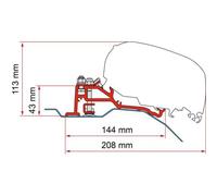 Fiamma F80 Adapter Kit for Fiat Ducato H2 Skyroof (98655Z139)