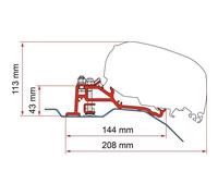 Fiamma F80 Adapter Kit for Fiat Ducato H2 Skyroof (98655Z139)