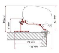 Fiamma F80/F65 Adapter Kit Caravan Roof 450cm