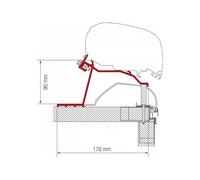 Fiamma F80/F65 Awning Adapter Kit Hobby Caravan >2014 - 98655Z065