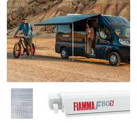Fiamma F80S 290 Awning Polar White Case Royal Blue Fabric Motorhome Caravan Van